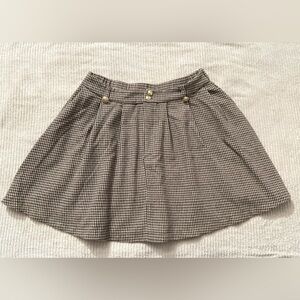 Classic Houndstooth Skirt